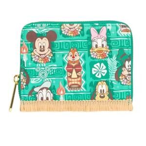 Loungefly Disney Mickey and Friends Tiki Wallet | NEW